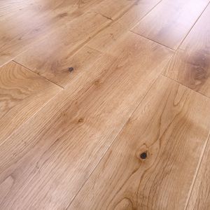 125mm x 18mm Oak Lacquered Engineered Wood Flooring 