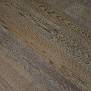 127mm Smokey Oak Brush & Lacquered Engineered Wood Flooring 