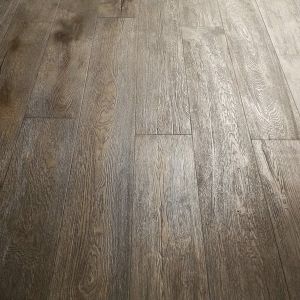 190mm x 15/4mm x 1900mm Reaction Grey Putnam Distressed Engineered Oak Flooring Oiled