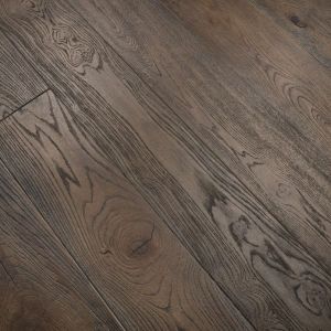 220mm x 15/4mm x 2200mm Antique Black Oiled Distressed Engineered Oak Flooring