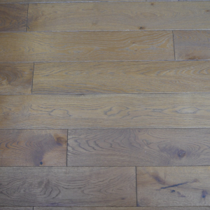 190mm x 20/6mm x random lengths Light Brown Brush & Lacquered Rustic Grade Multi-Ply Engineered Oak Flooring