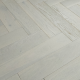 125mm x 18/3mm x 600mm White Brush & Matt Lacquered Herringbone Engineered Rustic Flooring 
