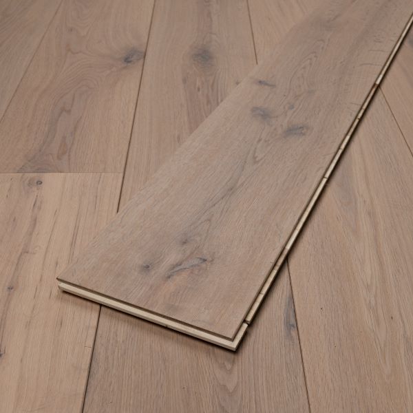 190mm x 14/3mm x 1900mm White Oiled Oak Classic Engineered Wood Flooring 