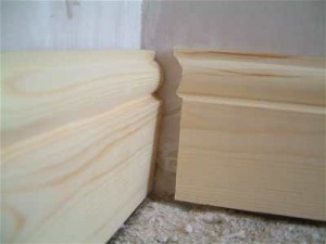 Cutting the skirting boards - Image courtesy by: ultimatehandyman.co.uk