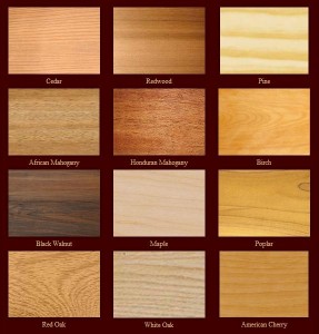 Wood Colour Pallette - Image courtesy by: sweets.construction.com